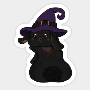 Black Rabbit Witch _ Bunniesmee Sticker